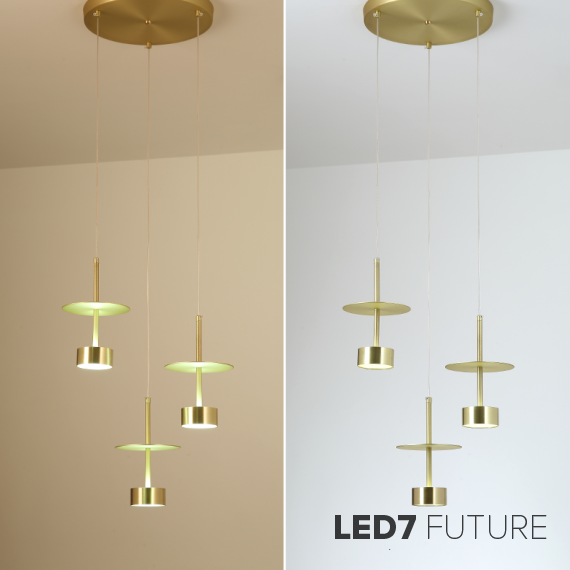 Loft Industry Modern - Brass Rain